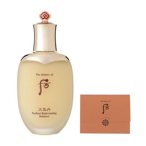 Nước hoa hồng tái sinh cao cấp Whoo Radiant Rejuvenating Balancer 150ml