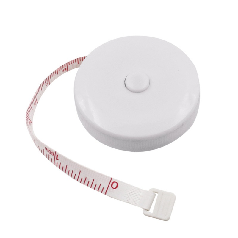 Thước Dây Mềm Màu Đen 60-Inch Có Thể Thu Gọn Hỗ Trợ Giảm Cân Tiện Dụng