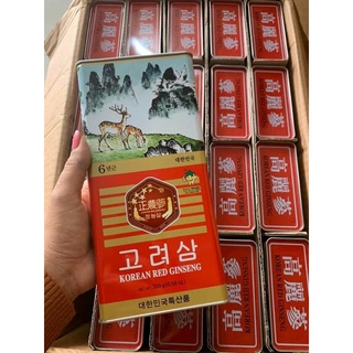 Hộp hồng sâm khô cao cấp 6 năm tuổi hàn quốc