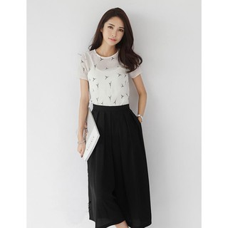 Quần Culottes Xếp Ly