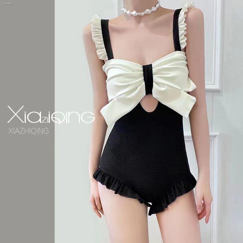 ✱☋Áo tắm của phụ nữ 2022 new ins sexy hương thơm nhỏ học sinh bảo thủ che bụng để hiển thị mỏng bộ đồ suối nước nóng siê
