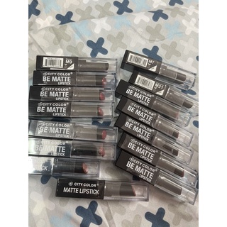 GỐC290 hsd30.9.27 SON MÔI DẠNG Thỏi Lì City Color Be Matte MELON M3 MAUVE M7 CAPPUCCINO M9 MAROON