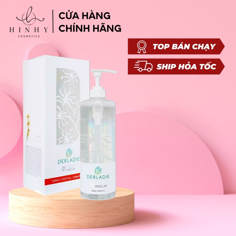 Nước tẩy trang chiết xuất cây phỉ Derladie Witch Hazel 1000ml