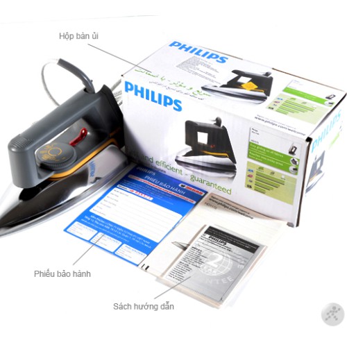 Bàn ủi khô Phillips HD1172 1000W