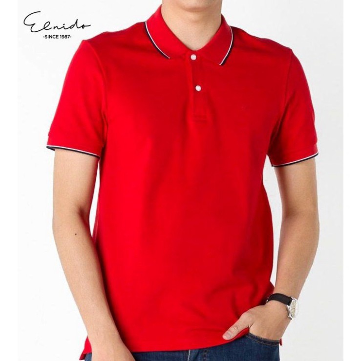 (FREESHIP 50K) (SIÊU PHẨM) Áo polo nam có viền tay chất liệu cao cấp ELNIDO flasksale | BigBuy360 - bigbuy360.vn