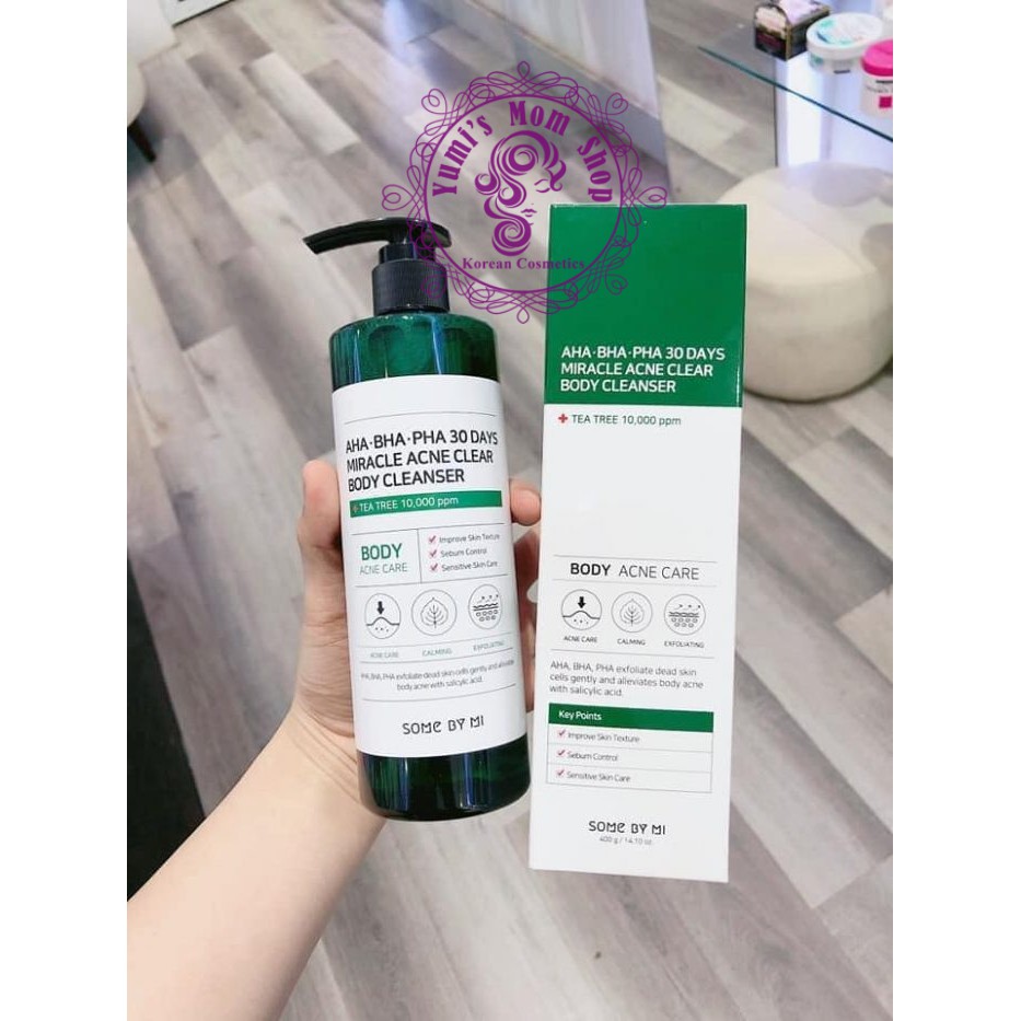 Sữa Tắm giảm Mụn Lưng Some By Mi AHA-BHA-PHA 30 Days Miracle Acne Clear Body Cleanser