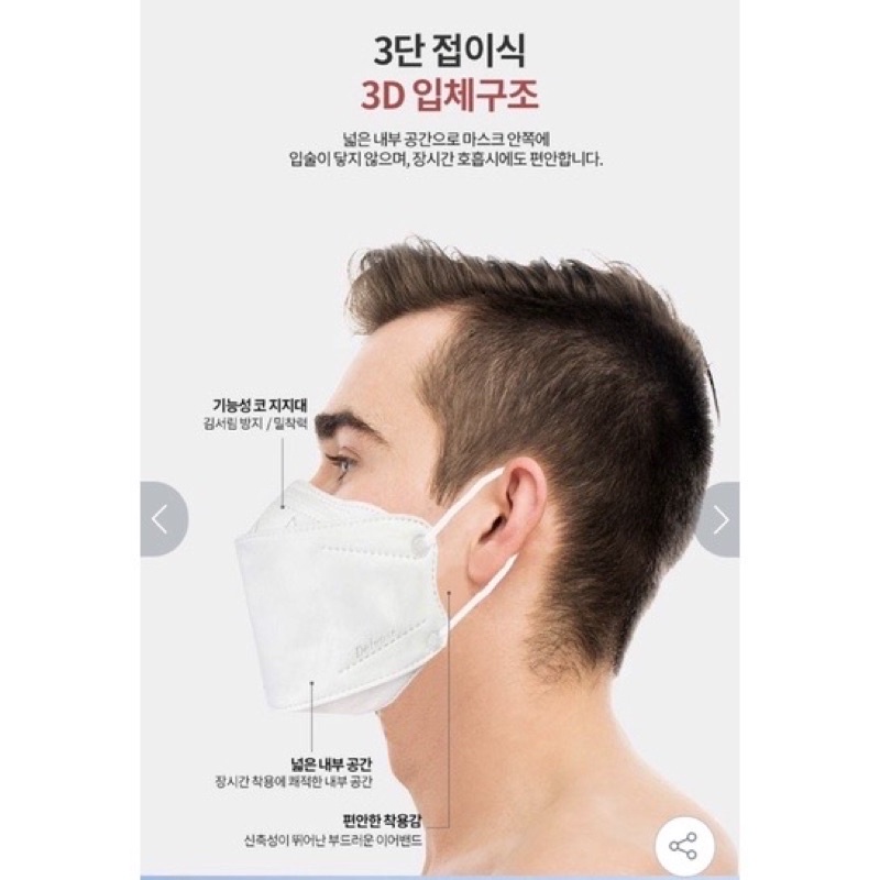 Khẩu trang KF94 gói 5 chiếc