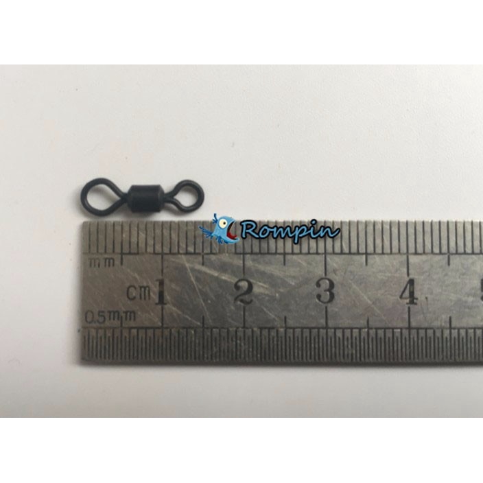 Set 30 Kẹp Xoay Mắt Màu Đen Cỡ 4# (UK 8)#Móc Câu Cá Chuyên Dụng Chất Lượng Cao