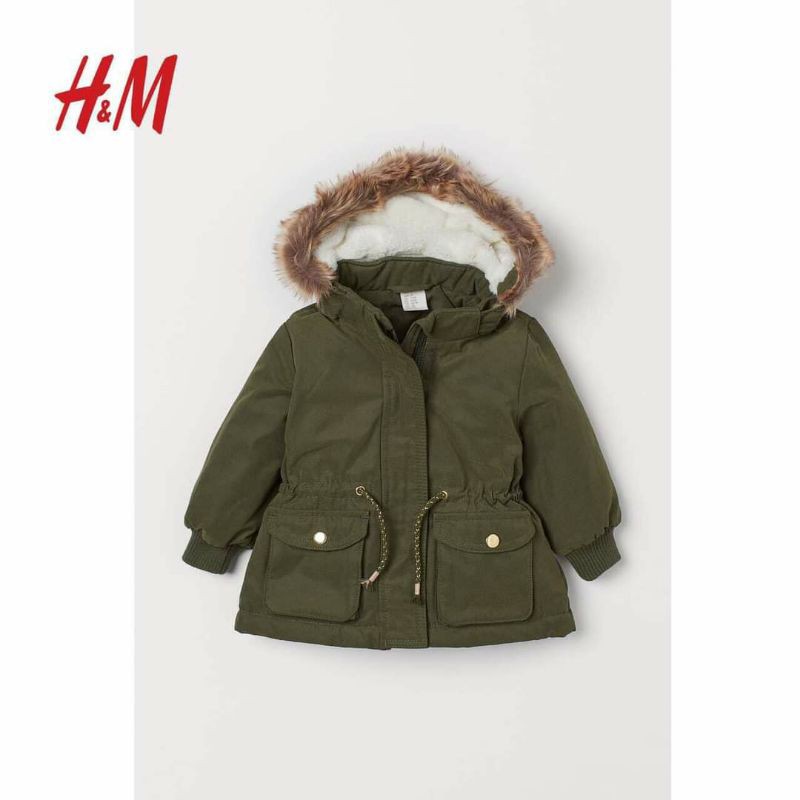 Áo khoác Parka xuất dư cho bé