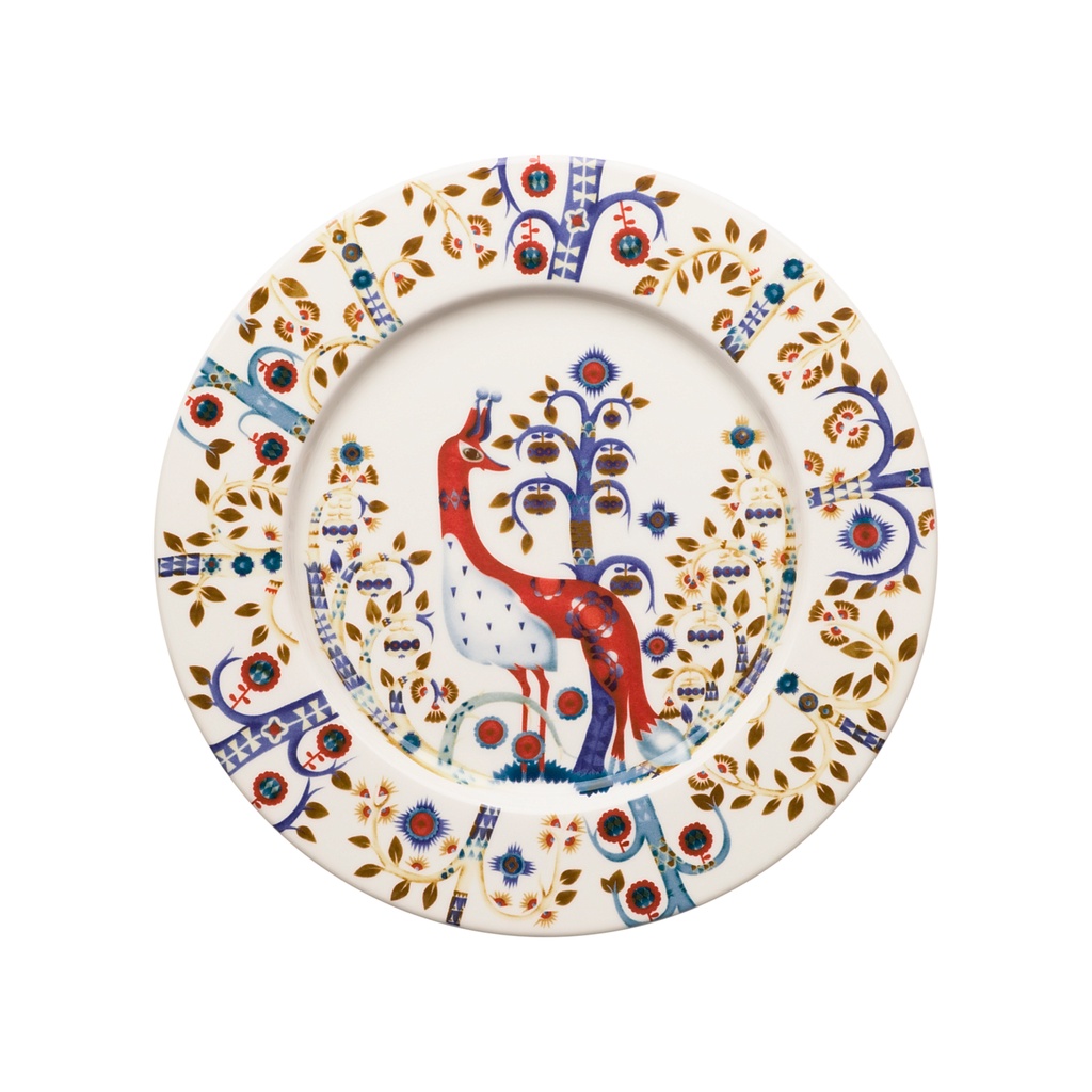 Đĩa sứ Taika Iittala phong cách Bắc Âu màu Trắng - Size 20/22/27cm