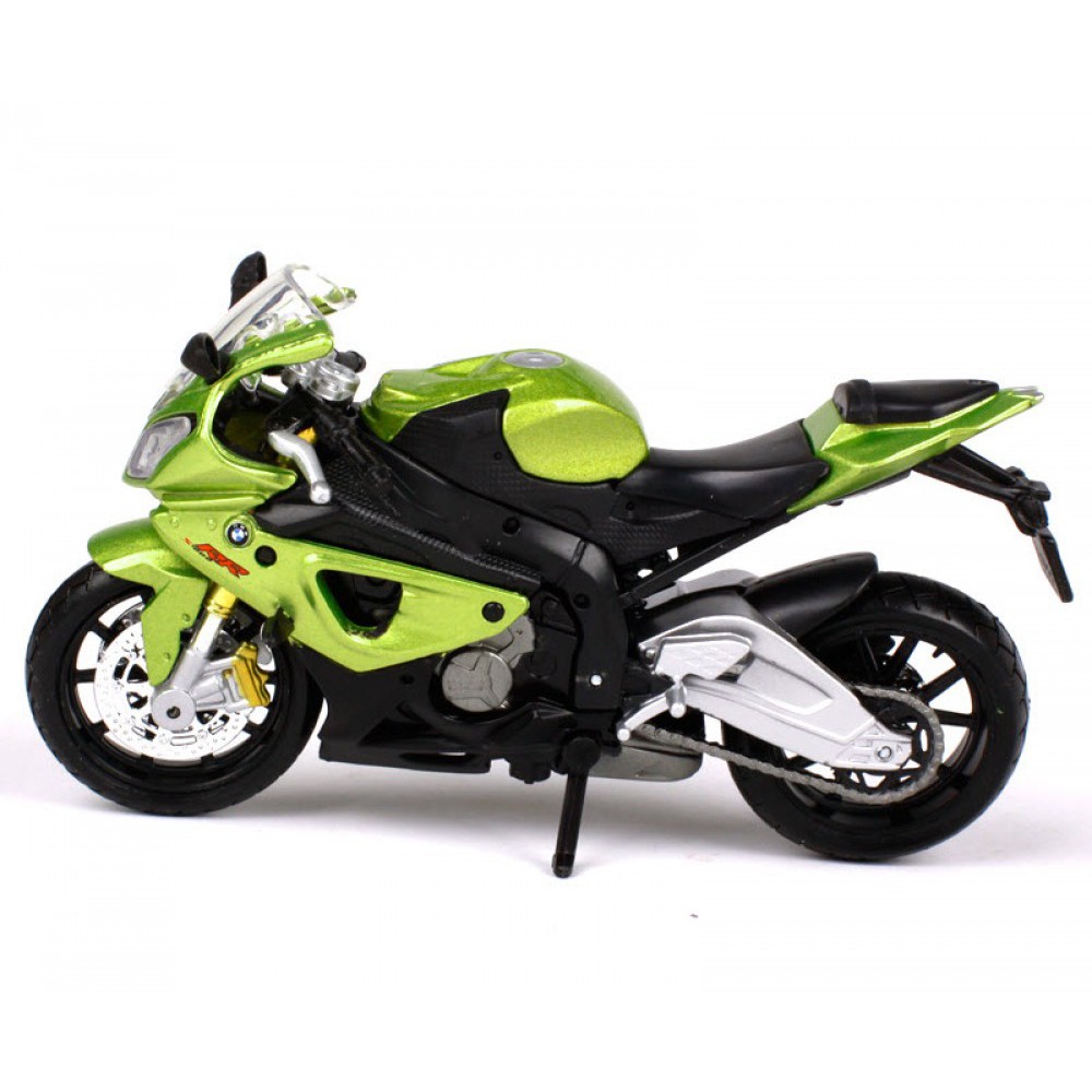 MÔ HÌNH XE MOTO Siêu xe BMW S1000RR Xanh - MAISTO tỷ lệ 1:18