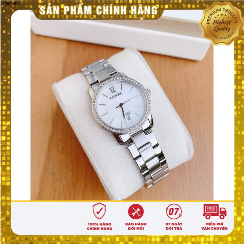 Đồng hồ nữ Citizen EU6030-81D Quartz size 27mm chống nước 5ATM