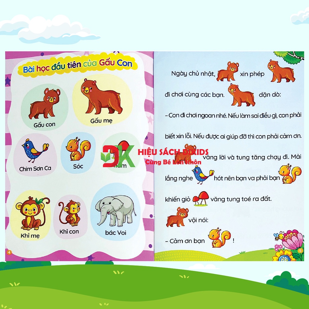 Sách - Truyện tranh tư duy cho bé Tập đọc, học điều hay có file âm thanh 8 cuốn