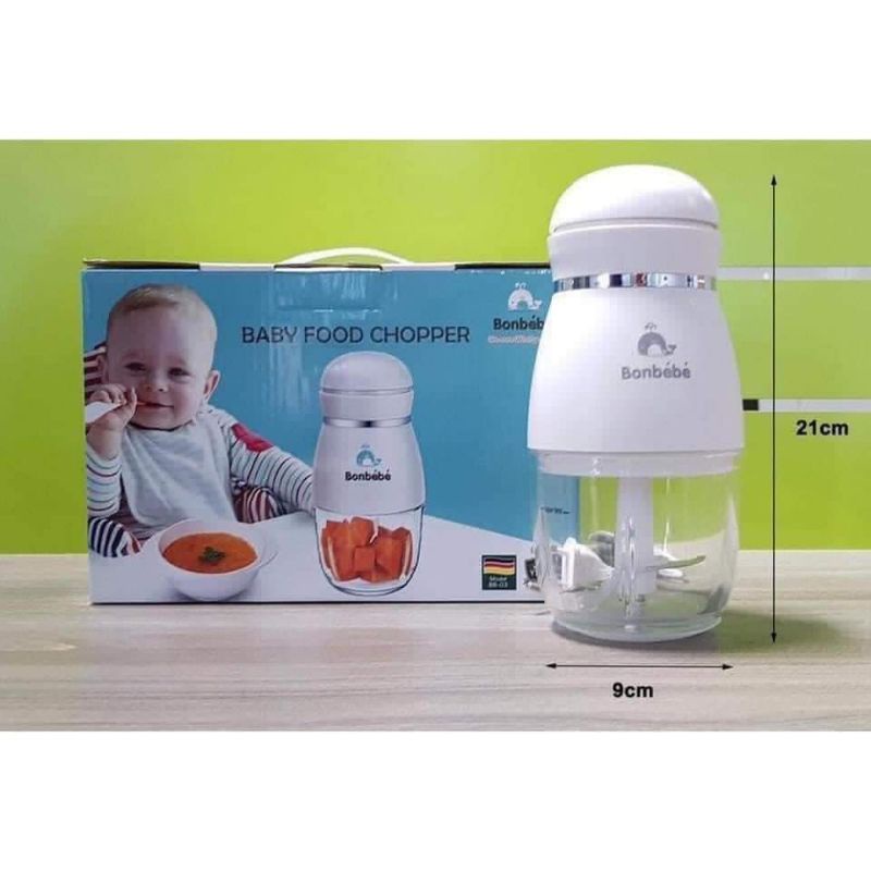 Cối thủy tinh máy xay bonbebe 0.3l (cối thay thế trục ngắn)