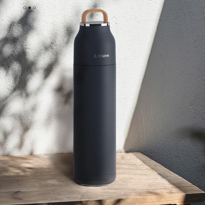 Bình giữ nhiệt Just Love 500ml inox SUS304 phích giữ nhiệt có nắp cốc uống đi kèm giữ nhiệt lâu đến 18h | BigBuy360 - bigbuy360.vn