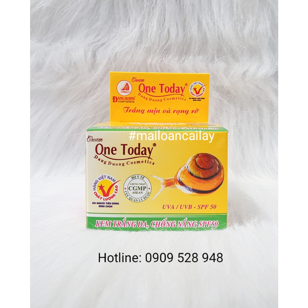 Onetoday: Kem trắng da, chống nắng SPF50 9g
