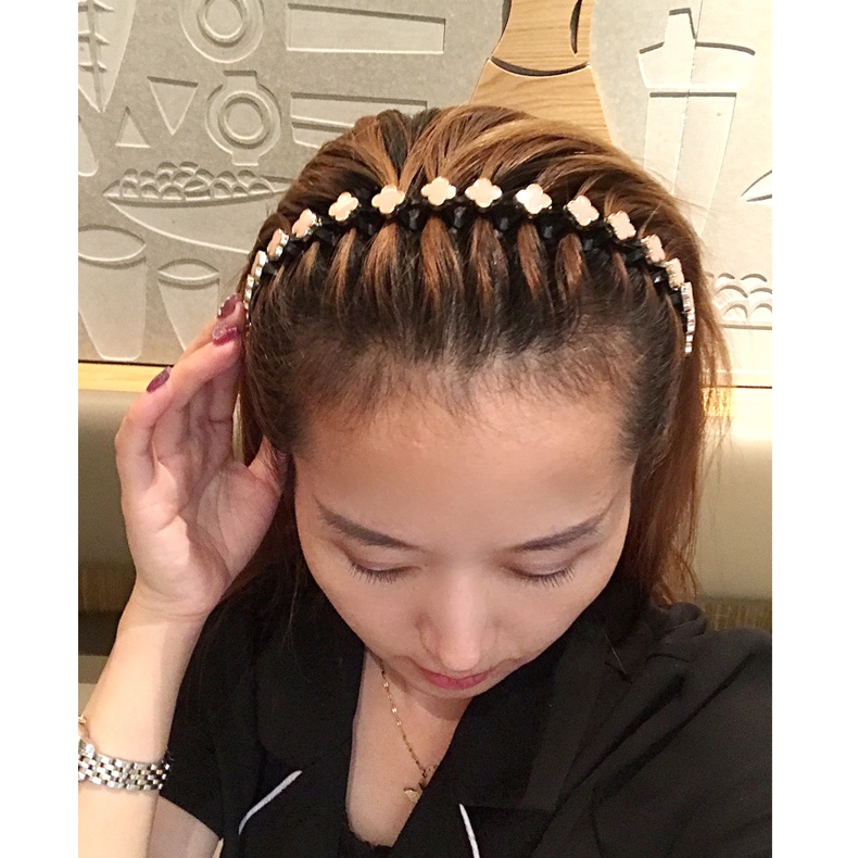 Kẹp Tóc Đính Đá Tạo Kiểu Tóc Thời Trang