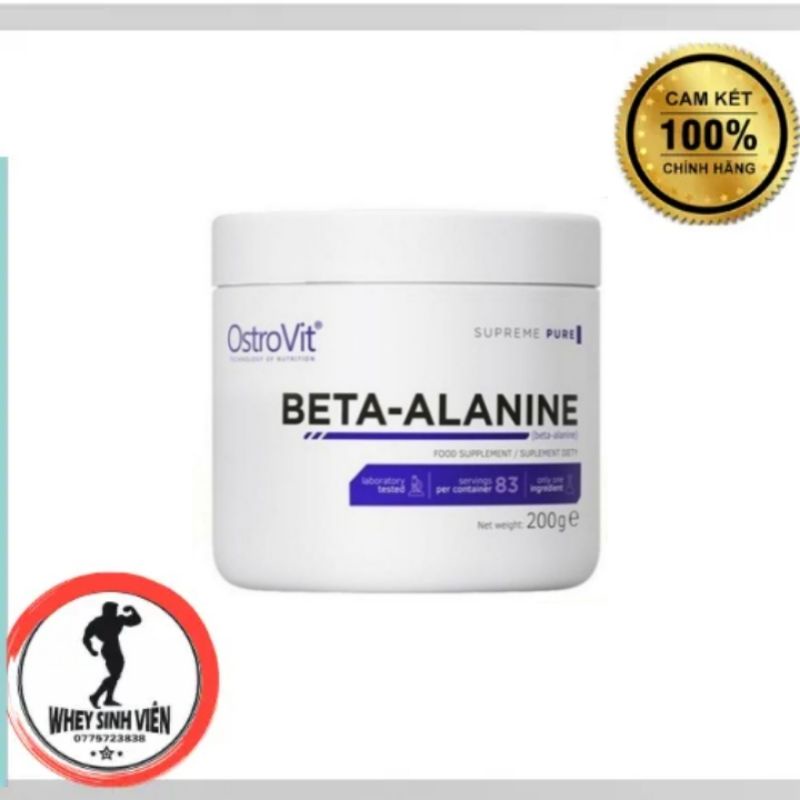 BETA  ALANINE OSTROVIT 200Gr - Tăng Sức Mạnh TẠI GIÁ RẺ NHẤT TẠI WHEYSINHVIEN.COM WHEY SINH VIÊN