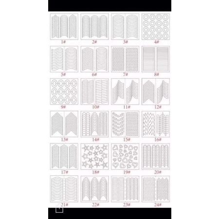 GIẤY PHEN ĐẦU MÓNG 22 kiểu