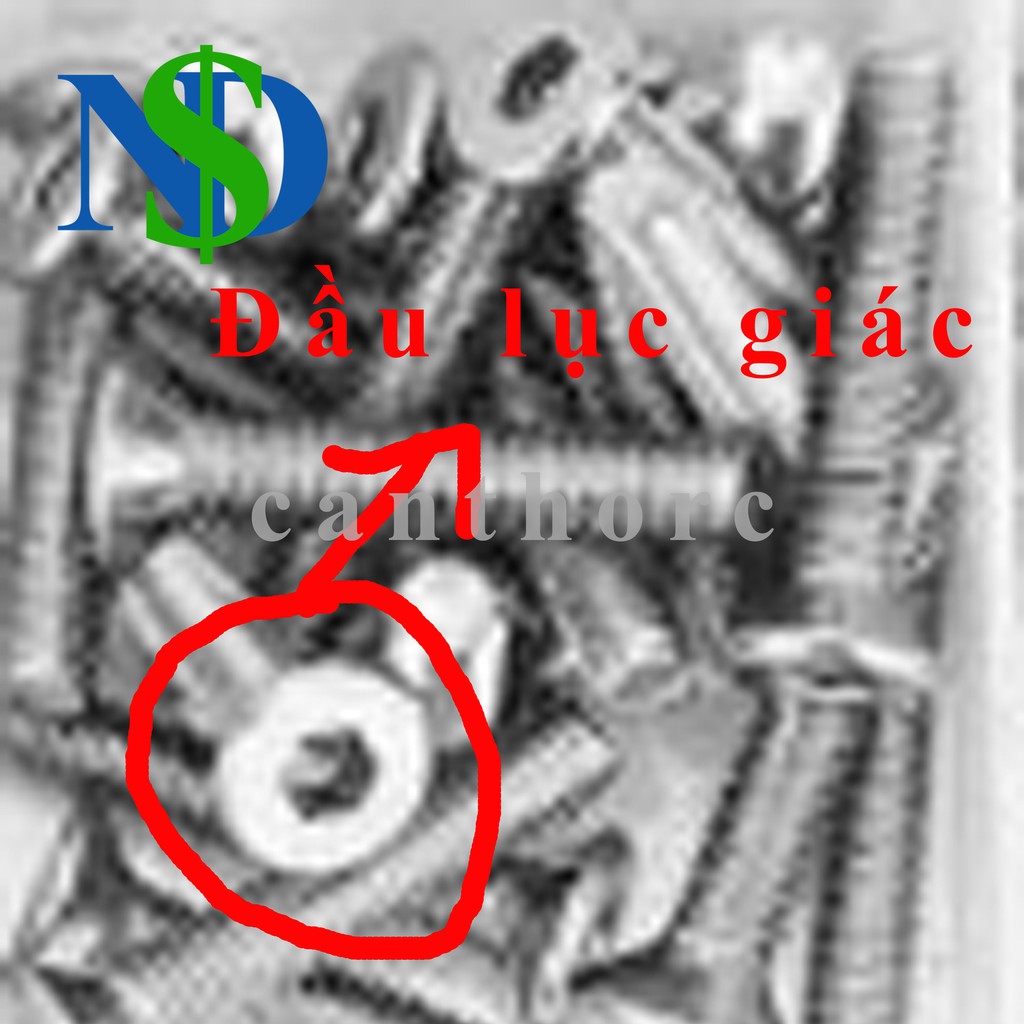 Bu Lông Vít lục giác M3 các loại M3x5 M3x6 M3x8 M3x10 M3x12 M3x14 M3x16 M3x20  Bằng Thép Không Gỉ