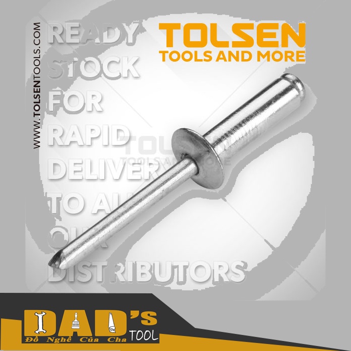 GÓI 50 CÁI RIVE RÚT 2.4/3.2/4/4.8mm - TOLSEN 43005/43012