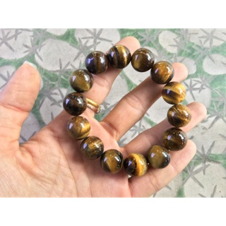 Vòng tay đá mắt hổ nâu
