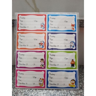 Nhãn vở, set 40 nhãn