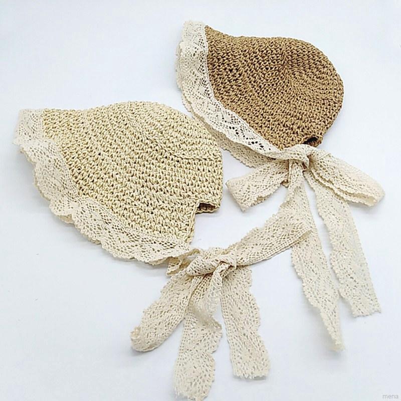 Mũ vành phối ren thời trang cá tính