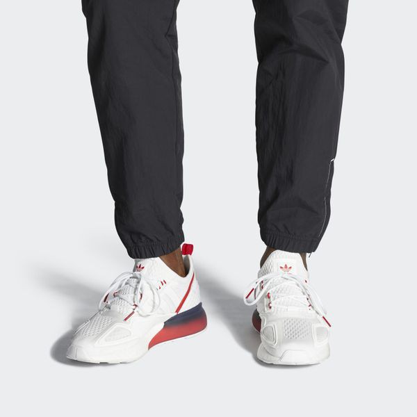 Giày ZX 2K Boost &quot;White Scarlet&quot; FZ4640 - Hàng Chính Hãng - Bounty Sneakers
