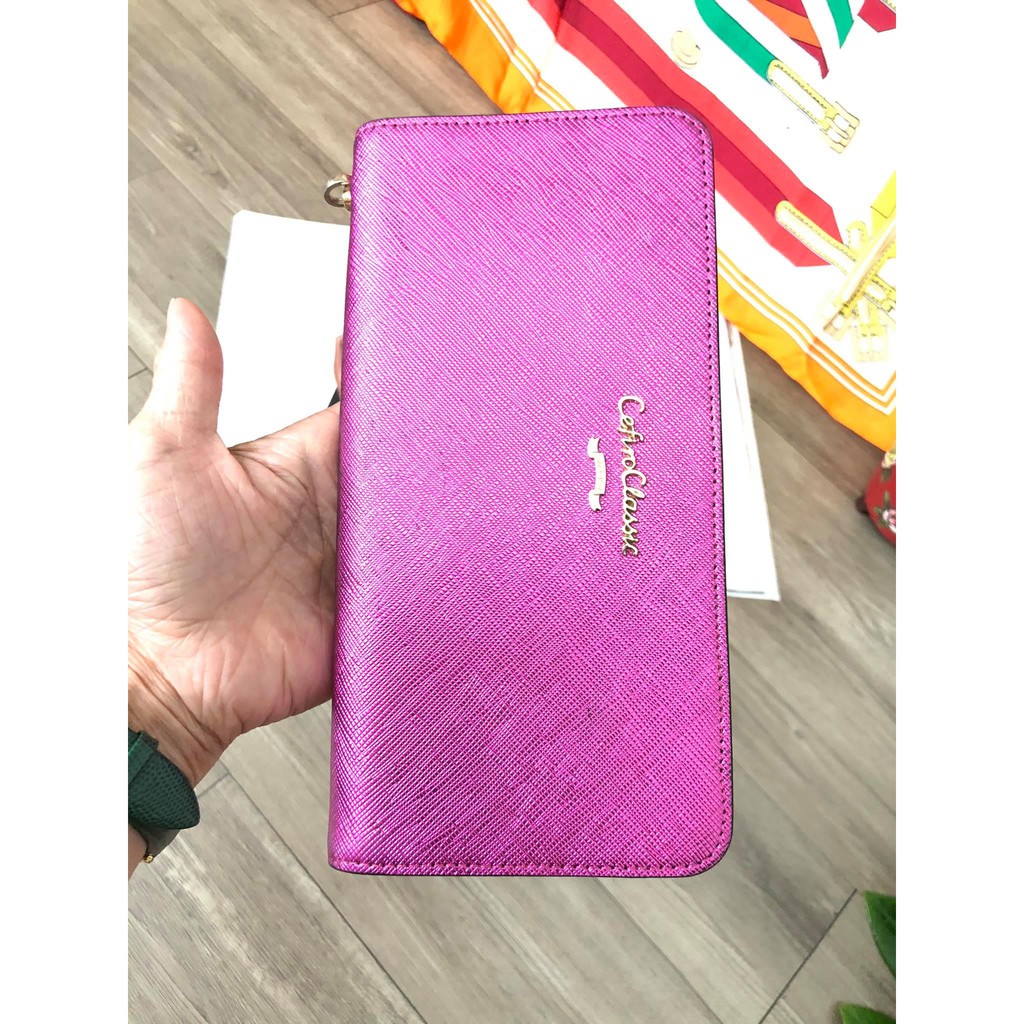 Thanh lý clutch nữ hiệu Cefiro da thật