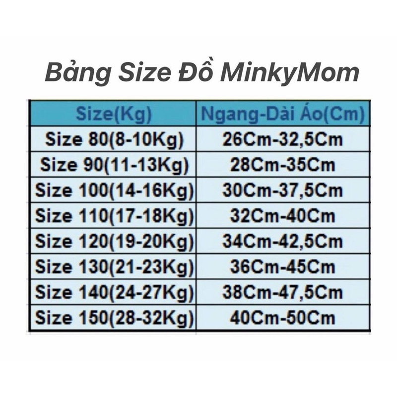 (MINKY MOM) Bộ quần áo dài tay bé trai, bé gái thun lạnh Minky Mom từ 8-20kg (1-5 tuổi)