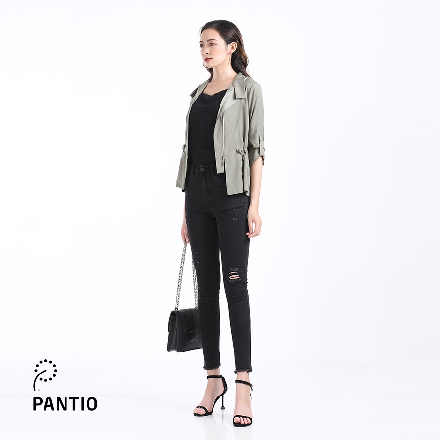 Áo khoác nỉ mỏng kiểu dáng jum bo eo đặc biệt FKM7540 - PANTIO