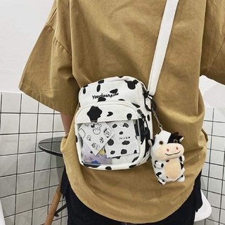 ⚡ Túi Đeo Chéo ⚡  Túi Đeo Ngang Vai Bò Sữa Trong Suốt - Hot Trend