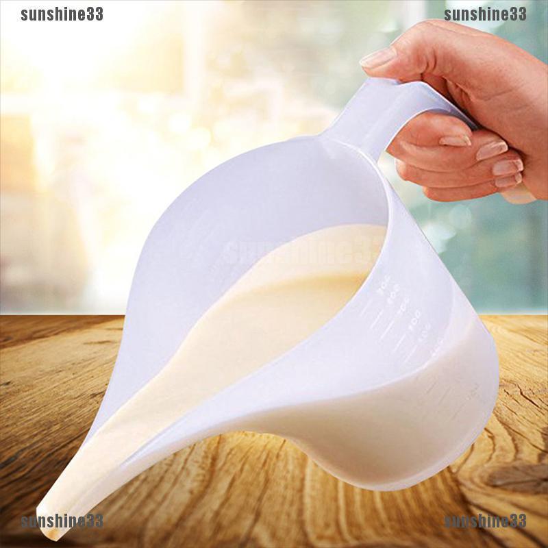 Cốc Đo Lường 1000ml Miệng Phễu Hỗ Trợ Nướng Bánh Tiện Dụng Cho Nhà Bếp