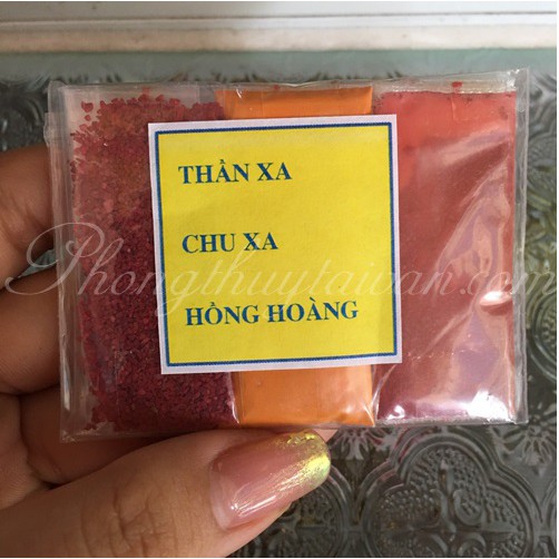 Bột Thần Sa-Chu Sa -Hồng Hoàng(tẩy uế,trấn trạch...)