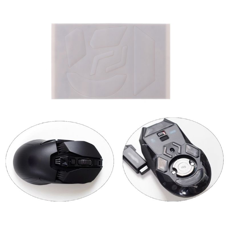 (Hàng Mới Về) 1 Set 1 Bộ Miếng Dán Chân Chuột Máy Tính Màu Trắng Dày 0.6mm Cho Logitech G903