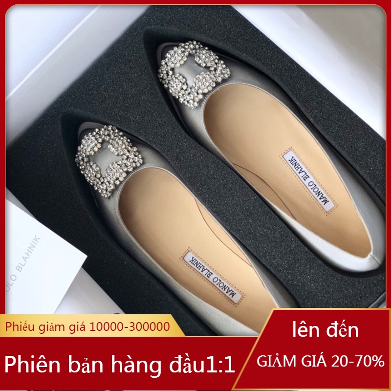 Giày Cao Gót Mũi Nhọn Đính Đá Phong Cách Hàn Quốc Quyến Rũ Dành Cho Nữ