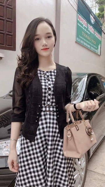 Áo ren khoác ngoài cao cấp (ảnh thật)