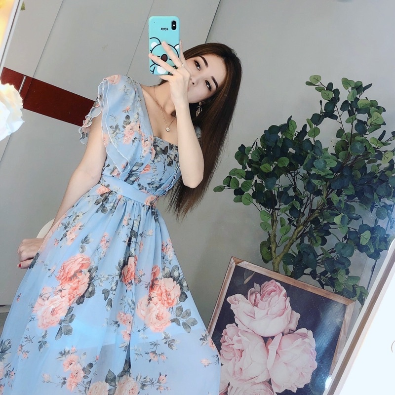 Đầm cánh tiên hoa nhí 2 tầng cánh tiên