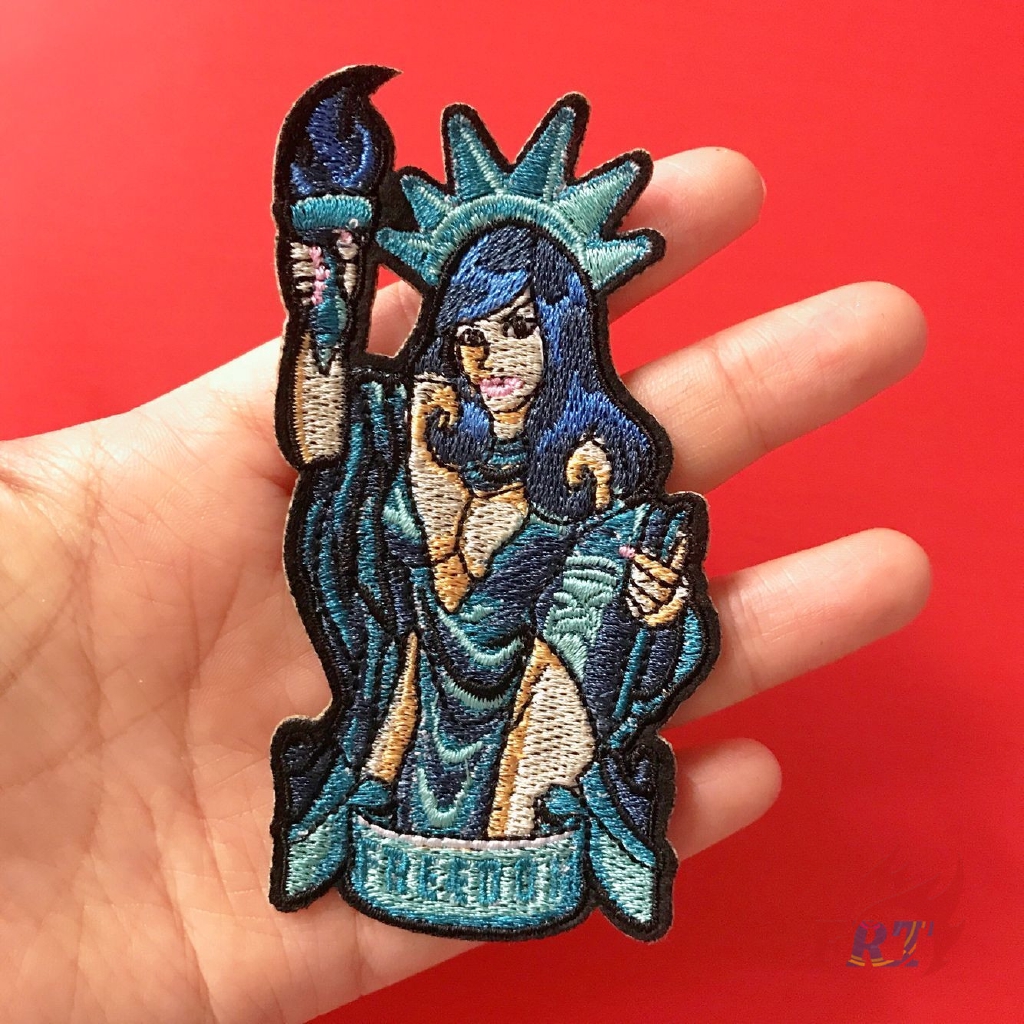 ☸ VSCO：Sexy Freedom - Statue Of Liberty Patch ☸ 1Pc Diy Sew On Iron On Badges Patches