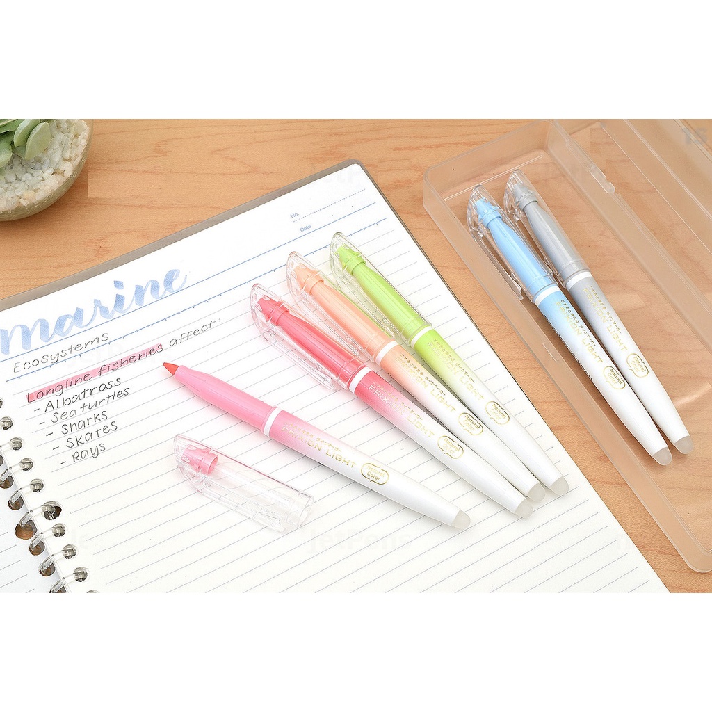 Bút dạ quang xóa được Pilot FriXion Light Natural Color Erasable Highlighter - Màu đỏ natural (Red)