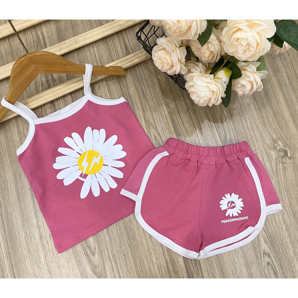 [Hình thật+clip thật] J75 Bộ bé gái 2 sports siêu cute