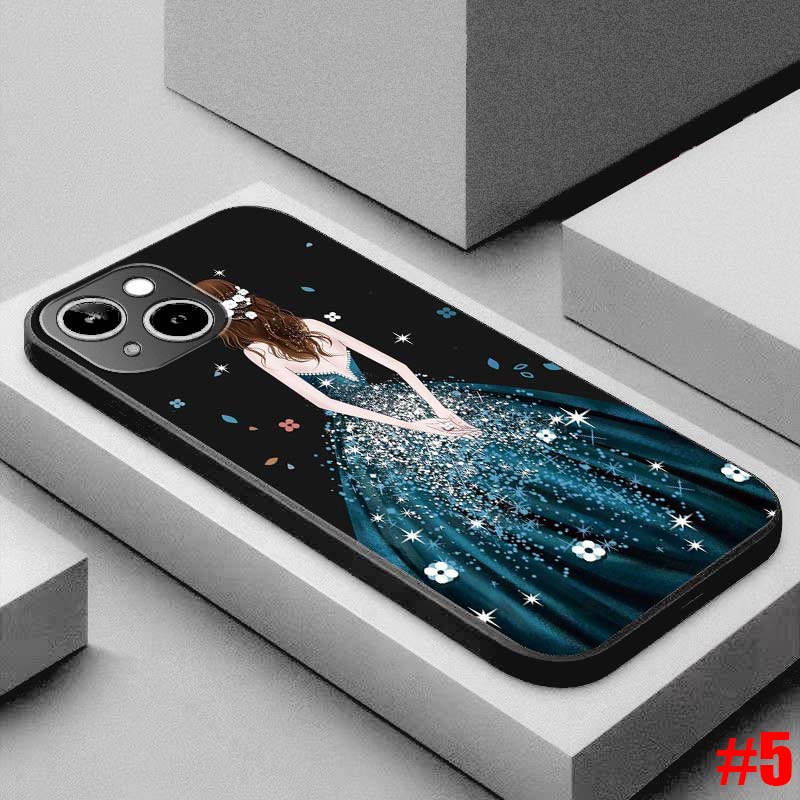 Ốp điện thoại TPU mềm in hình cô gái quay lưng cho Samsung Galaxy S7 Edge S8 S8+ Plus