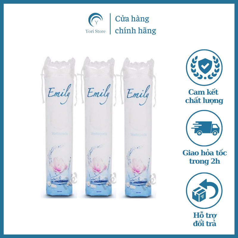 Bông Tẩy Trang Emily Đức Gói 120 Miếng