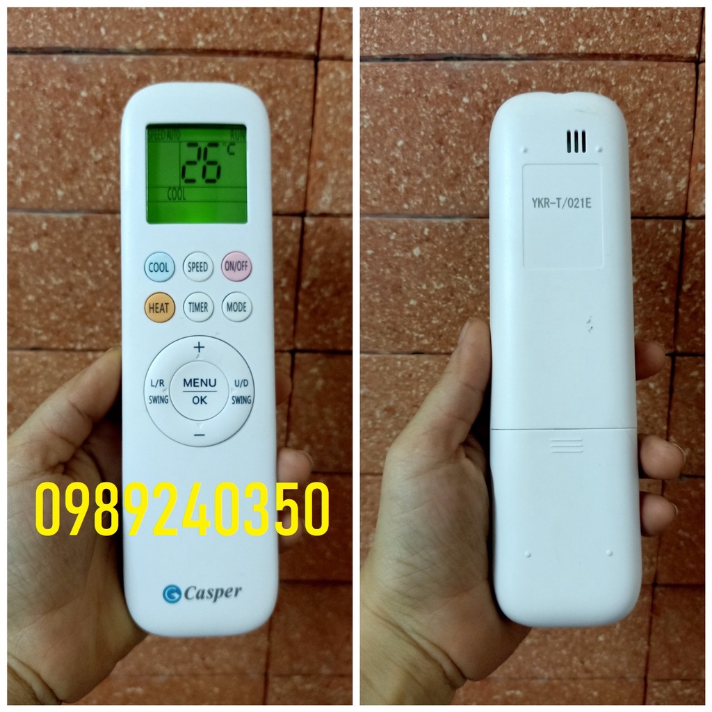Điều khiển điều hòa Casper 2 chiều chính hãng