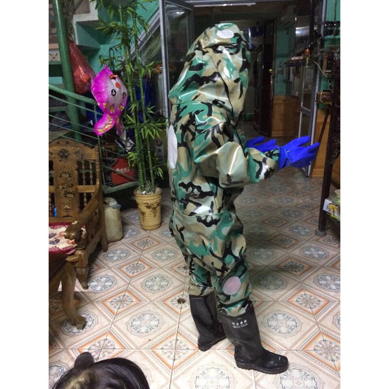 Bộ đồ bắt ong vò vẽ, ong đất hàng đẹp loại 1 chất liệu da cao su non cực dày dặn và bền đẹp