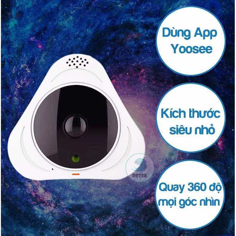 CAMERA NGỤY TRANG IP MINI VR 360 ĐỘ - 960P- CÓ HỒNG NGOẠI NHÌN ĐÊM - HỔ TRỢ ĐÀM THOẠI 2 CHIỀU - BTC01