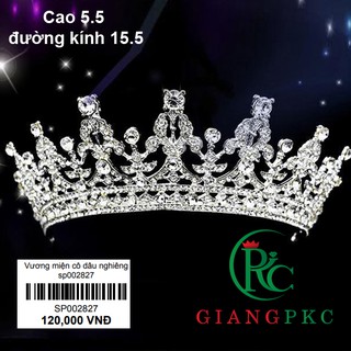 Vương miện cô dâu đẹp xếp nghiêng mẫu mã thời trang Giangpkc Sp002827