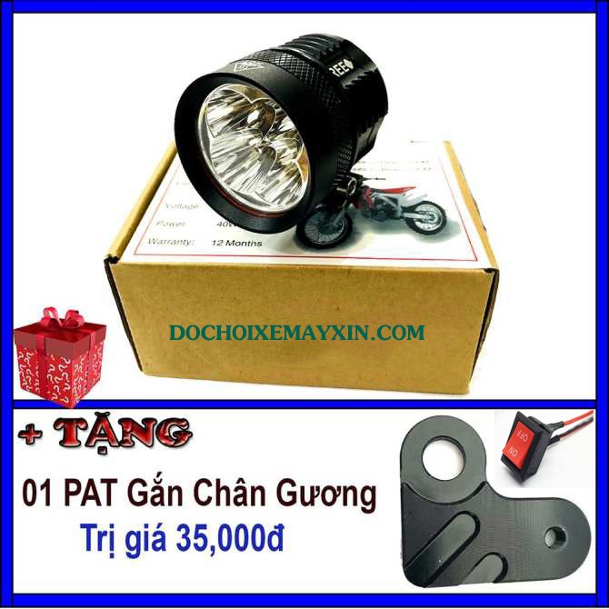 [GIÁ SỈ] Đèn Led L4X 40W tặng công tắc on-off + pát chân gương