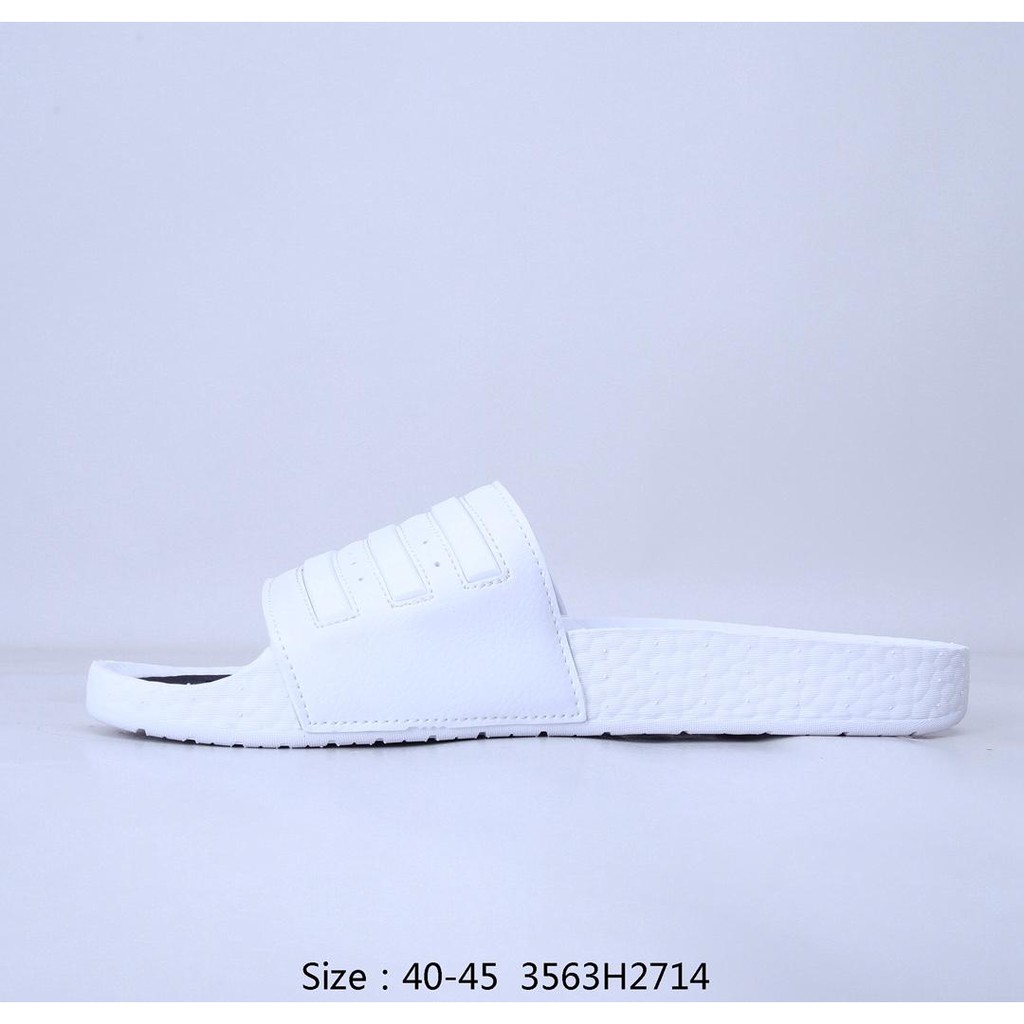 #Adidas Adidas Adilette Boost Popcorn midsole Summer leisure trend slippers Beach sandals Code: 3563H2714